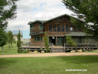 301 - The Log Cabin, April 2006, being prepared to appear as Camp Hennessey in Desperate Housewives season 1 - click to enlarge 301 - The Log Cabin, April 2006, being prepared to appear as Camp Hennessey in Desperate Housewives season 1