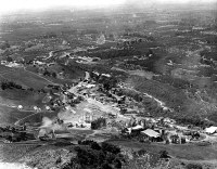 A set and the lot of the Universal Pictures Company in 1924