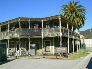 The Blue Parrot Hotel (known as The Monkey Bar) from 'Tales of the Golden Monkey' as seen in 2006.