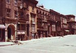 The business side of Brownstone Street in 1981, photo by Dean Mardon
