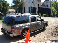 Filming underway for CSI at the Chicken Ranch, September 2005 (photo by Russ)