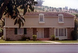 The Cleaver residence, pictured on new Colonial Street in the early 1980s (photo by Bob Bergen)