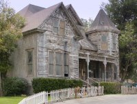 Chicken Ranch distressed in for an episode of 'Providence' in 2003 (photo courtesy of Terri Power)
