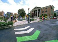 Courthouse Square as seen in Back to the Future II