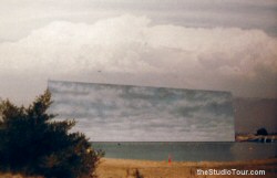 Completed backdrop ready for filming of Jaws The Revenge (1986) 