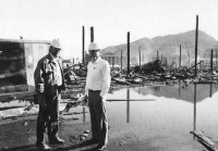 In the distance, standing proud, is the Courthouse, while virtually everything of the New York area is destroyed. Photo from Disaster Recovery Journal, 1990. In the distance, standing proud, is the Courthouse, while
virtually everything of the New York area is destroyed. Photo from Disaster Recovery Journal, 1990.