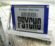Signboard - The Bates Motel from Alfred Hitchcock's PSYCHO