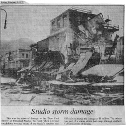 Tornado Damage in New York Street, 1979 Tornado Damage in New York Street, 1979