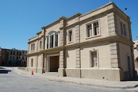 Buildings on the opposite side of Spartacus Square often appear as Embassy buildings or royal households (March 2008) Buildings on the opposite side of Spartacus Square often appear as Embassy buildings or royal households (March 2008)
