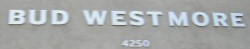 Bud Westmore Building sign