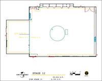 2 - Plan of Stage 12 (c) Universal Studios - click to enlarge 2 - Plan of Stage 12 (c) Universal Studios