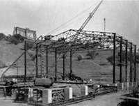 2 - Stage 28 under construction (photo from The Phantom of the Opera DVD) - click to enlarge 2 - Stage 28 under construction (photo from The Phantom of the Opera DVD)