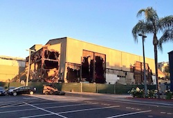 Stage 28 demolition, September 2014 (from @SaveStage28 on Twitter) - Click to enlarge Stage 28 demolition, September 2014 (from @SaveStage28 on Twitter)
