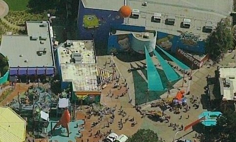 Totally Nickelodeon attraction from the air