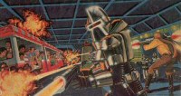 Concept illustration for the Battle of Galactica - click to enlarge Concept illustration for the Battle of Galactica
