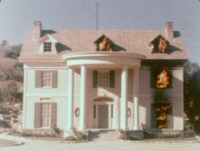 The Burning House seen in 1979 (From 'Universal Studios Shows and Special Effects' Viewmaster K74, 1979)