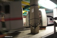 34 - The subway train breaks in two and smashes into a pillar, September 2011 - click to enlarge 34 - The subway train breaks in two and smashes into a pillar, September 2011