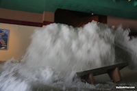 37 - Water pouring into the subway station, September 2011 - click to enlarge 37 - Water pouring into the subway station, September 2011