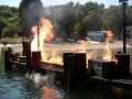 And now the fire's spreading along the dock...oh man! And now the fire's spreading along the dock...oh man!