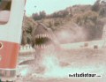 Jaws attacking a GlamorTram as seen in 1978 (From 'Universal Studios Shows and Special Effects' Viewmaster K74, 1979)