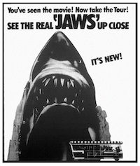 Jaws newspaper advert from 1976 (scan courtesy universalstonecutter) Jaws newspaper advert from 1976 (scan courtesy universalstonecutter)