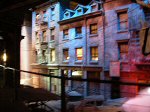 New York Street set, designed by Henry Bumstead