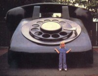 From the Universal Studios Guide, 1984 - Giant Phone - click to enlarge From the Universal Studios Guide, 1984 - Giant Phone