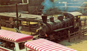 GlamorTram in the path of The Runaway Train - Postcard 