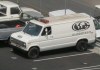 Globotech van ready for action in the Cinema Surface Parking Lot, April 2006