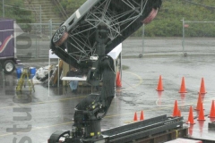 The car can be seen to be a lightweight structure, April 2006