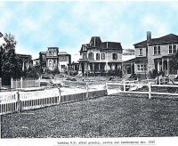 So Goes My Love - In Production - 3 - Looking NW after grading, paving and landscaping, April 1950. Colonial Street as it was until 1981.