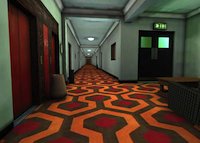The Shining - 1 - Interior set of The Overlook Hotel