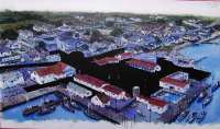 Matte Painting from The Birds (1963), April 2007