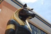 Statue at the entrance, April 2007