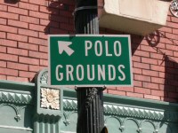 Signage at New York Street, September 2006