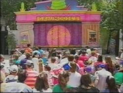 The stage