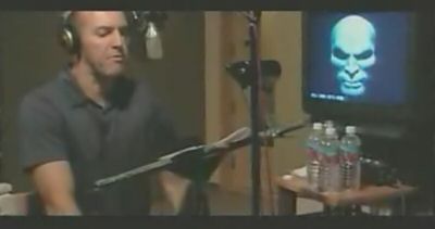 Actor Arnold Vosloo voices the projected Imhotep