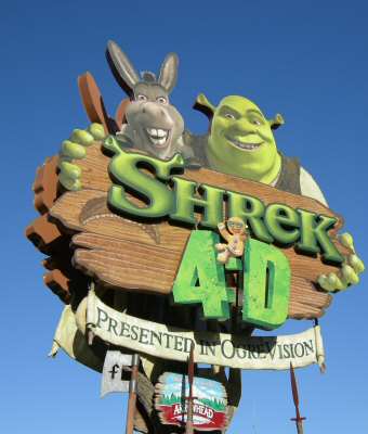 Shrek 4D Logo