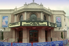 Globe Theatre exterior, ready for a Special Event (April 2006)