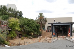 Work continues on the entrance tunnel and collapsing bridge (April 2010)