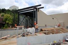 Work continues on the entrance tunnel (April 2010)