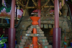 Cannon ready to be loaded with foam balls (September 2006)
