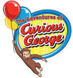 Website logo for The Adventures of Curious George