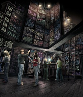 Ollivanders' concept artwork, from Universal Studios Hollywood website (c) Universal Studios Hollywood