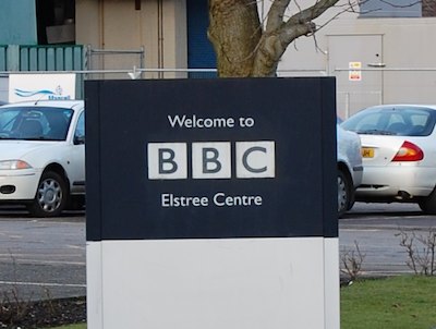 BBC Elstree Centre sign (2010)